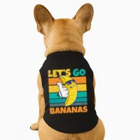 Retro Vintage Funny Banana Meme Let Go Banana Cool Bananas Doggie Tank