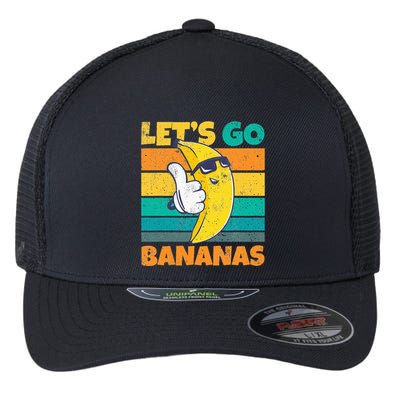 Retro Vintage Funny Banana Meme Let Go Banana Cool Bananas Flexfit Unipanel Trucker Cap
