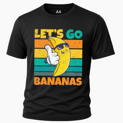 Retro Vintage Funny Banana Meme Let Go Banana Cool Bananas Performance Shirt