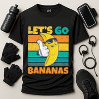 Retro Vintage Funny Banana Meme Let Go Banana Cool Bananas Performance Shirt