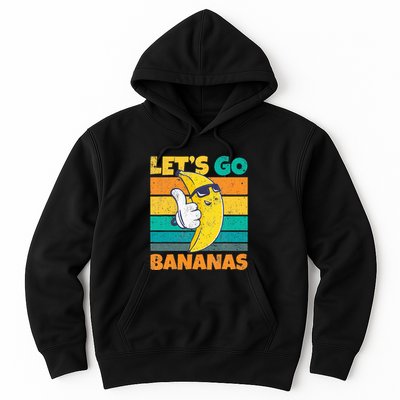 Retro Vintage Funny Banana Meme Let Go Banana Cool Bananas Hoodie