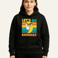 Retro Vintage Funny Banana Meme Let Go Banana Cool Bananas Hoodie
