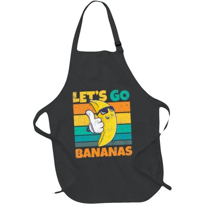 Retro Vintage Funny Banana Meme Let Go Banana Cool Bananas Apron