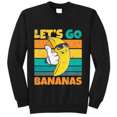 Retro Vintage Funny Banana Meme Let Go Banana Cool Bananas Sweatshirt
