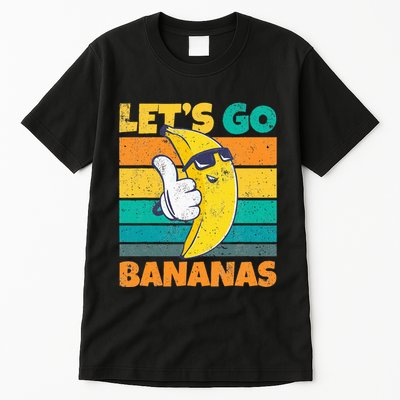 Retro Vintage Funny Banana Meme Let Go Banana Cool Bananas Tall T-Shirt