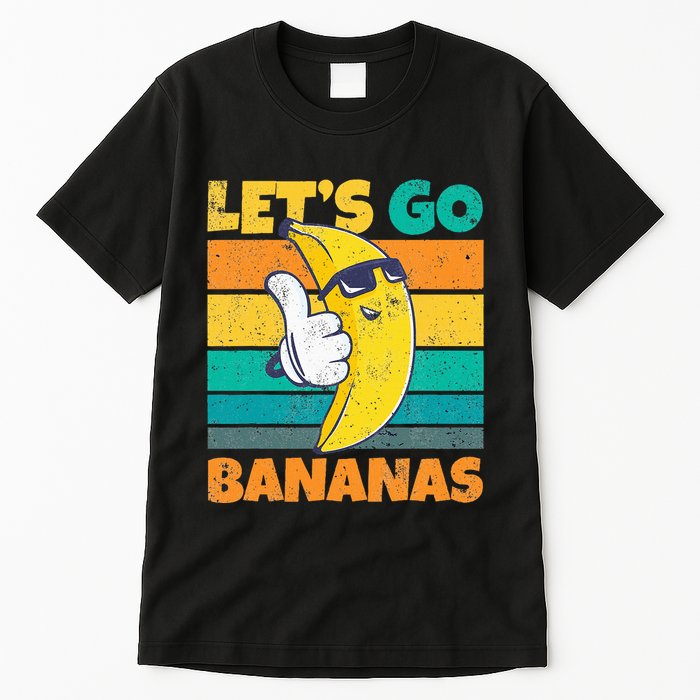 Retro Vintage Funny Banana Meme Let Go Banana Cool Bananas Tall T-Shirt
