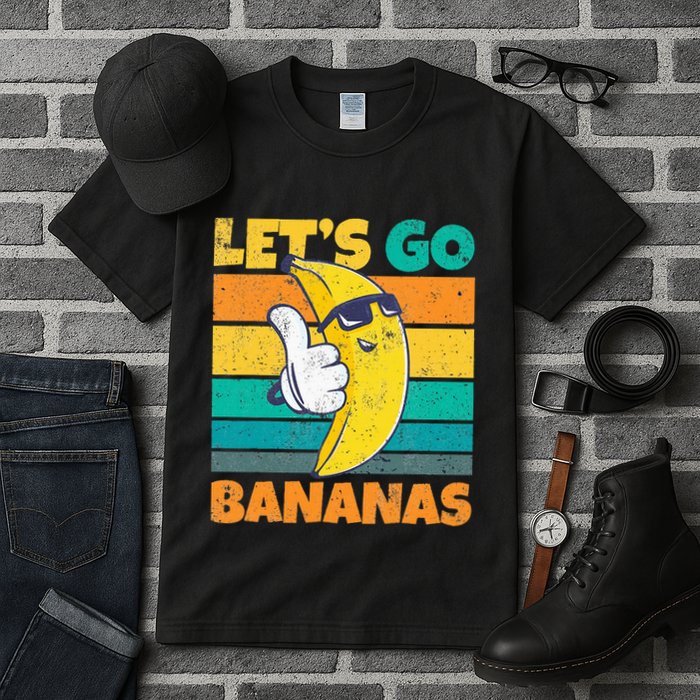 Retro Vintage Funny Banana Meme Let Go Banana Cool Bananas Tall T-Shirt