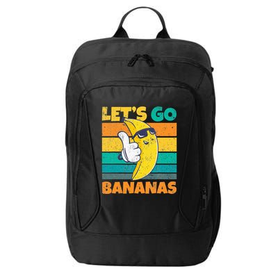 Retro Vintage Funny Banana Meme Let Go Banana Cool Bananas City Backpack