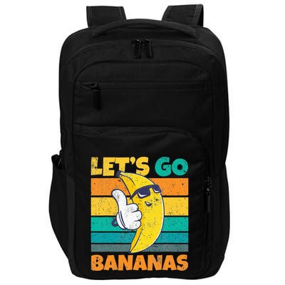 Retro Vintage Funny Banana Meme Let Go Banana Cool Bananas Impact Tech Backpack
