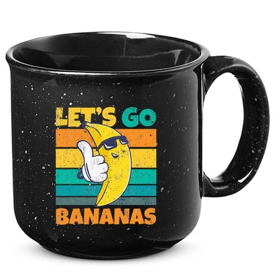 Retro Vintage Funny Banana Meme Let Go Banana Cool Bananas 15oz Campfire Ceramic Mug