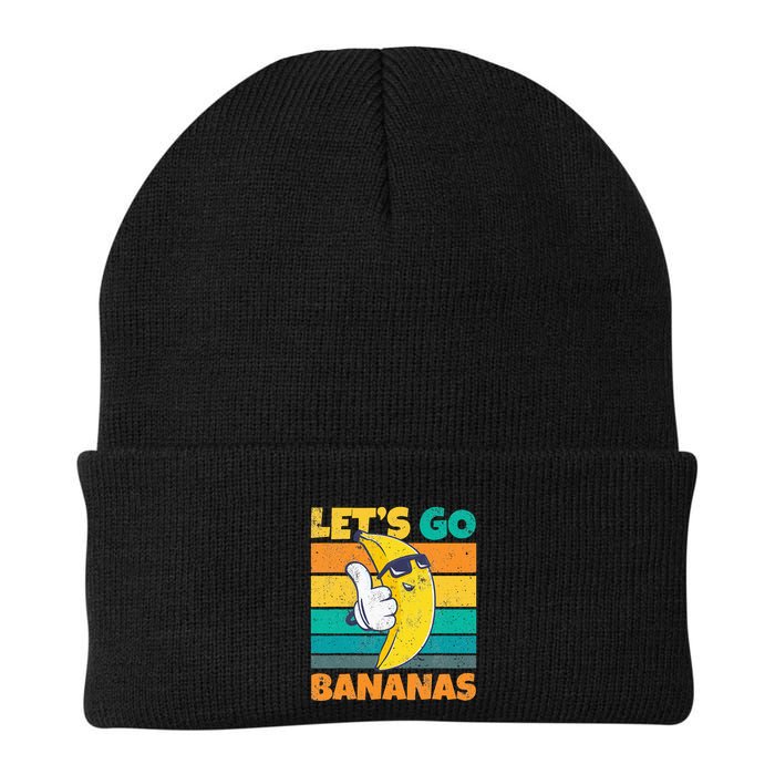 Retro Vintage Funny Banana Meme Let Go Banana Cool Bananas Beanie