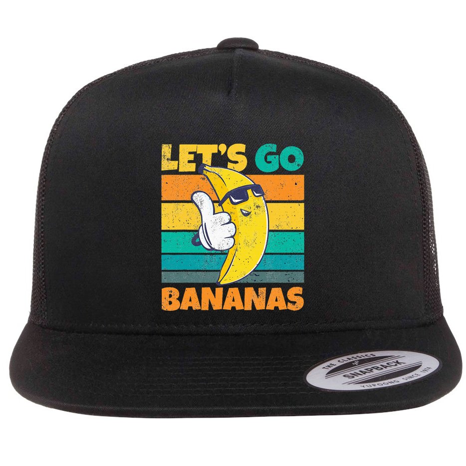 Retro Vintage Funny Banana Meme Let Go Banana Cool Bananas Flatbill Hat