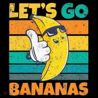 Retro Vintage Funny Banana Meme Let Go Banana Cool Bananas Baby Bodysuit
