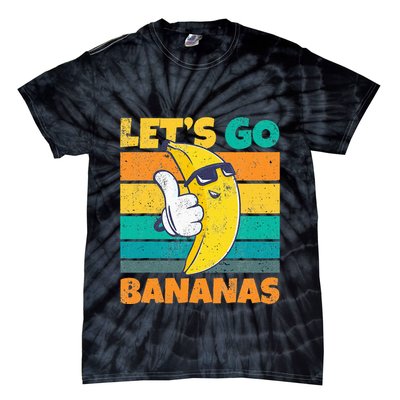 Retro Vintage Funny Banana Meme Let Go Banana Cool Bananas Tie-Dye T-Shirt