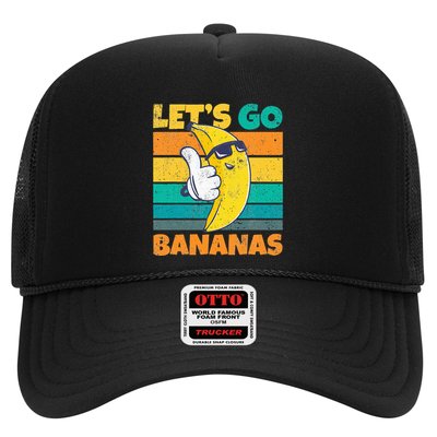 Retro Vintage Funny Banana Meme Let Go Banana Cool Bananas Trucker Hat