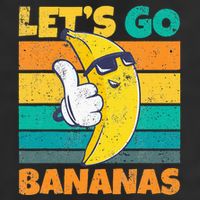 Retro Vintage Funny Banana Meme Let Go Banana Cool Bananas Trucker Hat