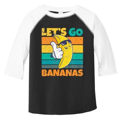 Retro Vintage Funny Banana Meme Let Go Banana Cool Bananas Toddler Fine Jersey T-Shirt