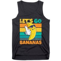 Retro Vintage Funny Banana Meme Let Go Banana Cool Bananas Tank Top