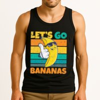 Retro Vintage Funny Banana Meme Let Go Banana Cool Bananas Tank Top
