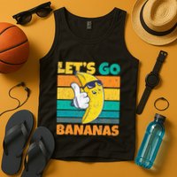 Retro Vintage Funny Banana Meme Let Go Banana Cool Bananas Tank Top