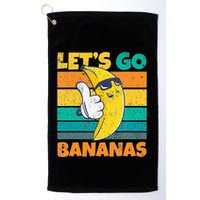 Retro Vintage Funny Banana Meme Let Go Banana Cool Bananas Golf Towel