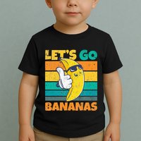 Retro Vintage Funny Banana Meme Let Go Banana Cool Bananas Toddler T-Shirt