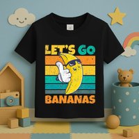 Retro Vintage Funny Banana Meme Let Go Banana Cool Bananas Toddler T-Shirt