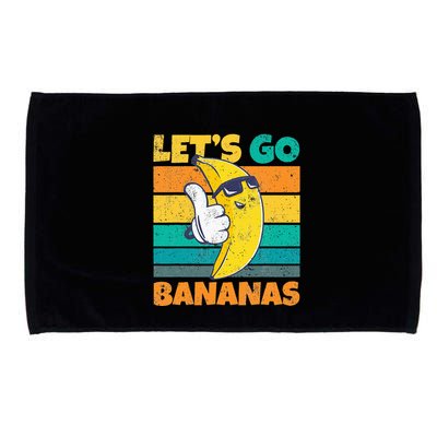 Retro Vintage Funny Banana Meme Let Go Banana Cool Bananas Microfiber Hand Towel