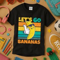 Retro Vintage Funny Banana Meme Let Go Banana Cool Bananas Kids T-Shirt
