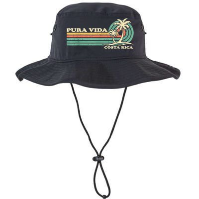 Retro Vintage Family Vacation Costa Rica Pura Vida Beach Bucket Hat