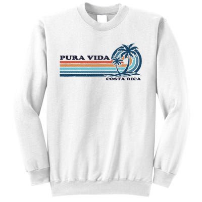 Retro Vintage Family Vacation Costa Rica Pura Vida Sweatshirt