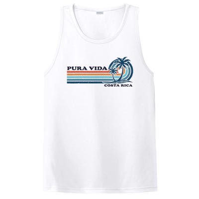 Retro Vintage Family Vacation Costa Rica Pura Vida PosiCharge Competitor Tank