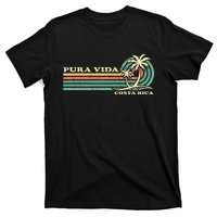 Retro Vintage Family Vacation Costa Rica Pura Vida Beach T-Shirt