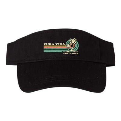 Retro Vintage Family Vacation Costa Rica Pura Vida Beach Visor