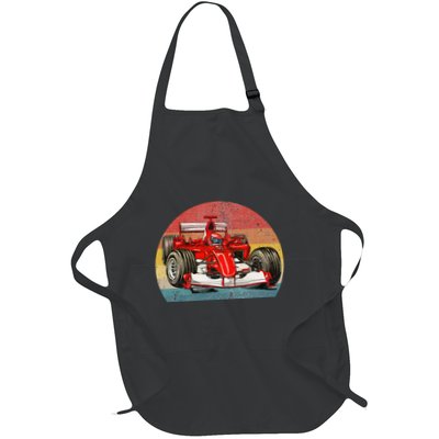Retro Vintage Formula Racing Lovers Race Car Apron