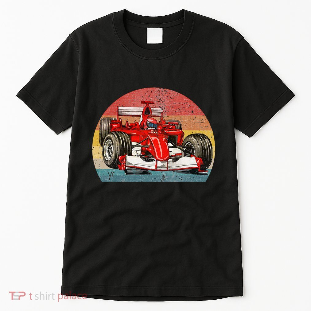Retro Vintage Formula Racing Lovers Race Car Tall T-Shirt