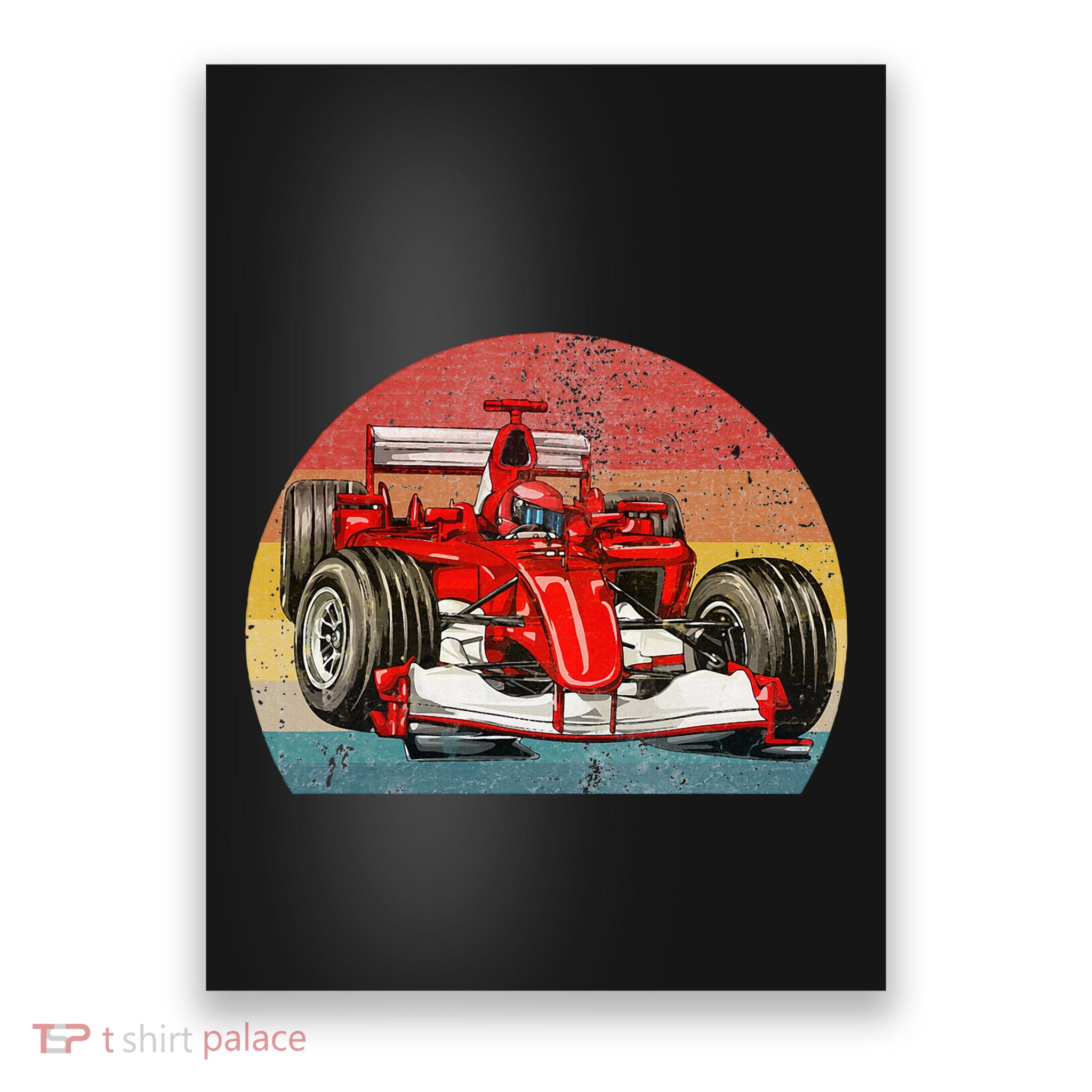 Retro Vintage Formula Racing Lovers Race Car Poster