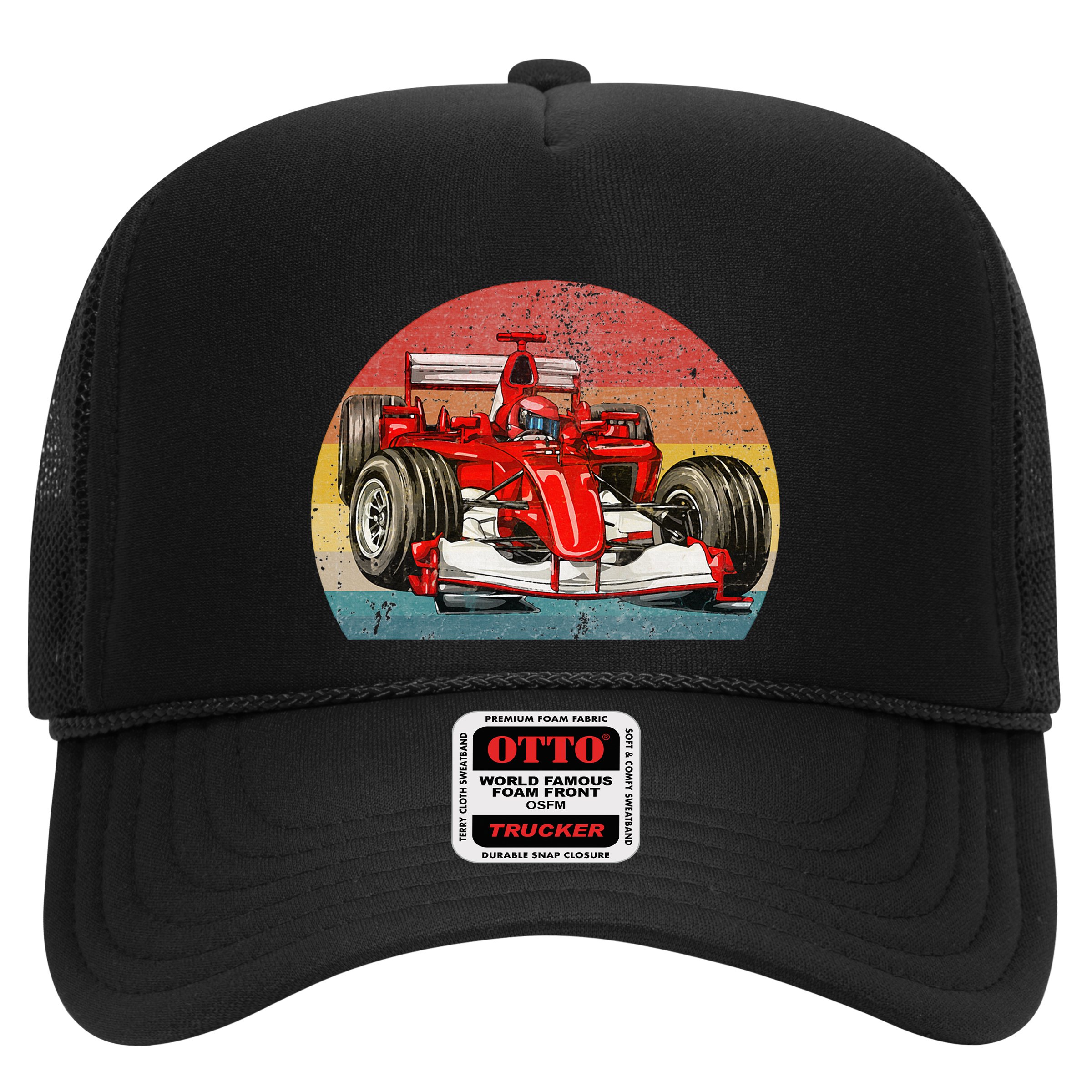 Retro Vintage Formula Racing Lovers Race Car Hat