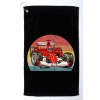 Retro Vintage Formula Racing Lovers Race Car Golf Towel