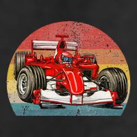 Retro Vintage Formula Racing Lovers Race Car Golf Towel
