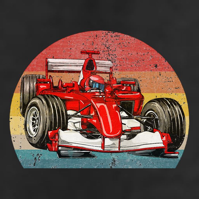Retro Vintage Formula Racing Lovers Race Car Golf Towel