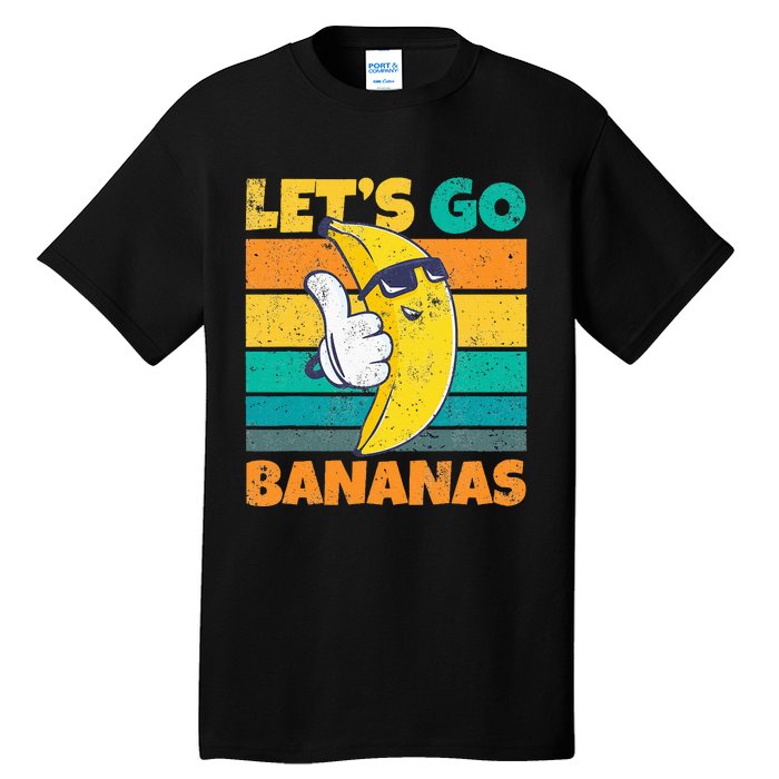 Retro Vintage Funny Banana Meme Let Go Banana Cool Bananas Tall T-Shirt