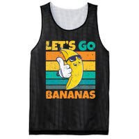 Retro Vintage Funny Banana Meme Let Go Banana Cool Bananas Mesh Reversible Basketball Jersey Tank