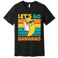 Retro Vintage Funny Banana Meme Let Go Banana Cool Bananas Premium T-Shirt