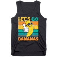 Retro Vintage Funny Banana Meme Let Go Banana Cool Bananas Tank Top