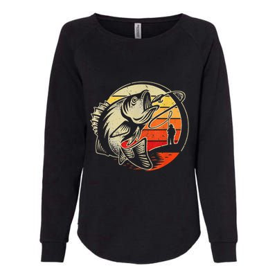 Retro Vintage Fly Fishing Fly Fishermans funny animal Womens California Wash Sweatshirt