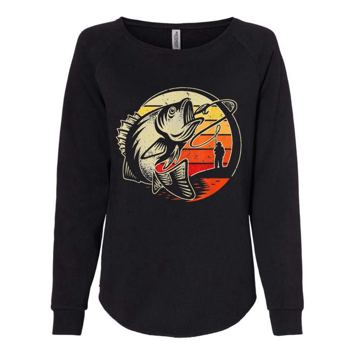 Retro Vintage Fly Fishing Fly Fishermans funny animal Womens California Wash Sweatshirt