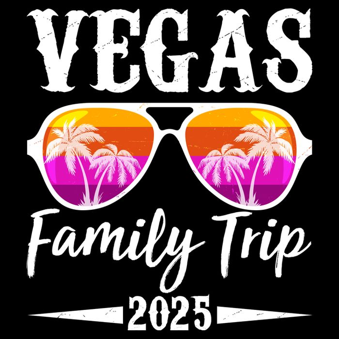 Retro Vegas Family Trip 2025 Flexfit Unipanel Trucker Cap