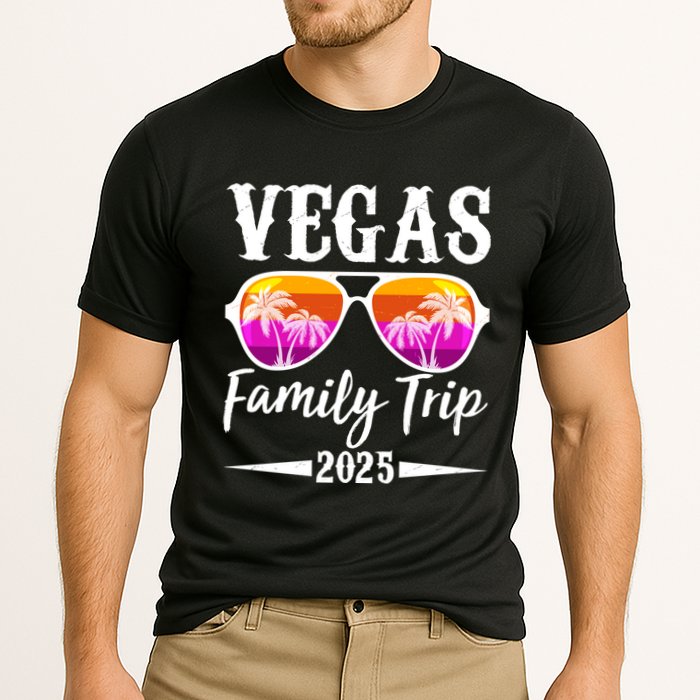 Retro Vegas Family Trip 2025 Cooling Performance Crew T-Shirt