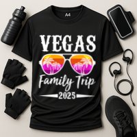 Retro Vegas Family Trip 2025 Cooling Performance Crew T-Shirt